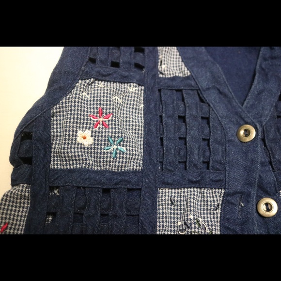 Vintage Koret City Blues Jean Vest - Picture 4 of 5